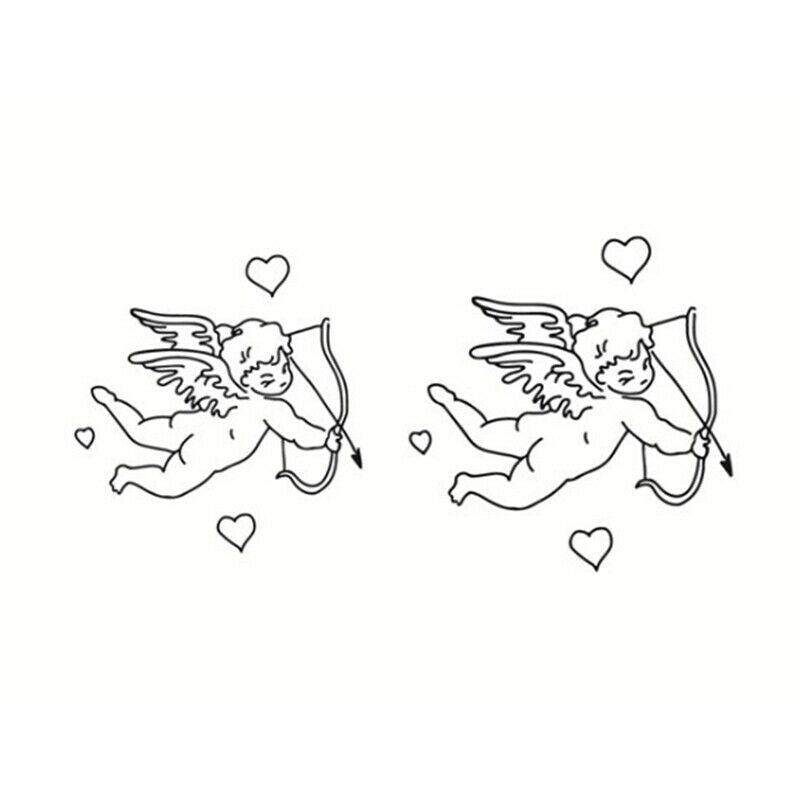 Ins style Waterproof and durable tattoo with Cupid Angel stickerB_kz