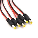 5X 5.5*2.1mm Male Plug DC Power Cable Jack For Security Camera LED Power Plug  Z