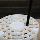 Art Supplies Using Paint Brush Penholder White Round Plastic Stand  AU