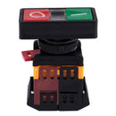 AC 220V Yellow Light ON-OFF START STOP Momentary Push Button Switch 1 NO 1  J6U4