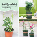 2 Pack Plant Support Cage Metal Rust Resistant Garden Plant Support Ring Pl