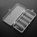 5 Compartments Storage Case Box PVC Fishing Lure Spoon Hook Bait Tackle Box A