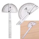 Stainless Steel 180 Degree Protractor Finder Ruler Rotary Measuring Angle Gauge