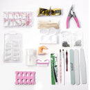 New Set of Full Acrylic Powder Nail Art Tool Set Tips Brush Manicure Tool Kits