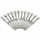 18 Pcs Stainless Threaded Terminal Stud End Fitting for 1/8 Cable Deck Rail C8N7