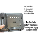 Projection Digital Weather LCD Snooze Alarm Clock Color Display LED Backlight