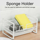 Countertop Caddy Sponge Holder Drain Rack Kitchen Sink Japanese Style Brush Soap