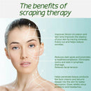 Natural Jade Stone Guasha Massage Tool SPA  Massager Scraping Body BeautyB Ew