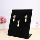 Necklace Display Board Jewelry Earrings Stand Bracelet Showcase (Black) A