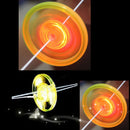 Colorful Plastic Spin LED Light Flying Saucer  Kids Outdoor Toys LJ