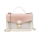 Cute Stars Pattern Shoulder Handbags Women Small Crossbody Bags (Pink)