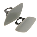 1 Pair Car Front Bumper Headlight Headlamp Washer Jet Covers Cap Unpaint for BMW
