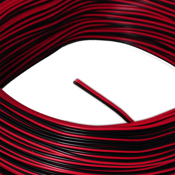 10M Tinned Copper 2Pin 22AWG Accessories LED Strip Power Home DIY Electric Cable