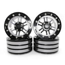 4PCS Metal Beadlock 1.9 Wheel Rim for 1/10 RC Rock Crawler TRX-4 TRX4 D90 D