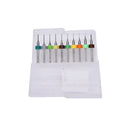 10X PCB CNC Print Circuit Board Carbide Micro Drill Bits Set Tool 0.1mm-1.0mm JR