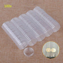 100pcs 27mm Coin Capsules Coins Storage Case Box Container for 2 Euro Coin