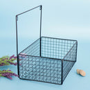 Nordic Iron Wire Wall Hanging Storage Basket Kitchen Bedroom Sundries Snacks