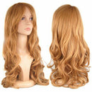 28 Inches Wig Light Brown + Wig Cap X6A7