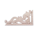 European Style Exquisite Classic Wood Carved Applique Furniture Home Door W N2S9