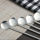 Cocktail spoon drinking straw spoon Spoonbill Spoon Cup Latte Stained Cockt Y2R4