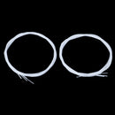 2 Set White nylon ukulele strings replacement part for stringed instru Gw