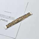 Retro Women Magnetic Leopard Multi-layer Leather Wristband Bracelet Bangle Gifts