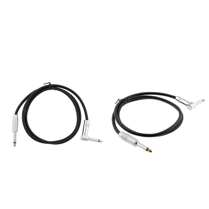 2pcs Stereo 6.35mm to 6.35mm 1/4" Jack Camera Headphone Audio Cable