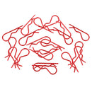 20pcs/set RC Car R-Pins fit 1/10 1/12 1/16 1/18 RC Car Truggy Accessory Red