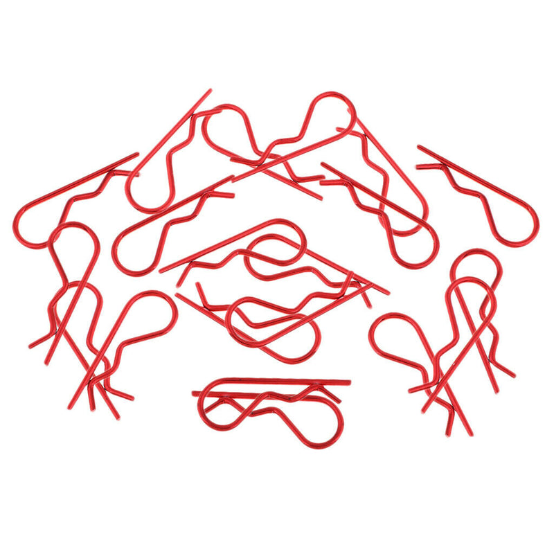 20pcs/set RC Car R-Pins fit 1/10 1/12 1/16 1/18 RC Car Truggy Accessory Red