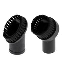 Oval & Round Head Vacuum Brush Dusting Brush Crevice Dust Collector Dia.32mm