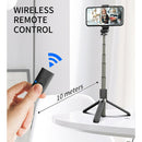 Extendable Selfie Stick Bluetooth Shutter Desktop Floor Tripod Call Phone Stand