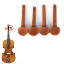 4/4 Size Jujube Wood Violin Fiddle Tuning Pegs Endpin Set Replacement ES Kw