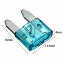 60pcs Auto Car Truck Mini Blade Fuses 5A 10A 15A 20A 25A 30A Fuse Assortment Kit