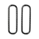 For Ford Mustang 09-13 Carbon Fiber Door A/C Air Vent Frame Cover Trim Stickers