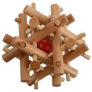 Wooden Twelve Sisters Take the ball cage Lock Interlocking Logic Puzzle Bur
