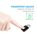 Padlock For Bag Door Lock With Smart Key Lock Without Key ID Fingerprint Anti