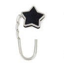 Table Stars Foldable Wallet Hanger Handbag Hook Pocket Holder (black)