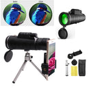 Monocular 50X60 Zoom Optical HD Lens Telescope + Tripod + Clip For Cell Phone
