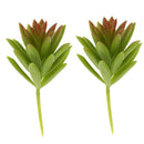 2pcs Artificial Foliage Succulent Plant Snowdrop Floral Home DIY Decor Green