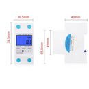 5-32A 230V 50Hz Digital Backlight Display Rail Single Phase Energy Meter