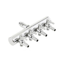 2pcs Stainless Steel Aquarium Fish Tank 4 Ways Air Flow Splitter Lever Control