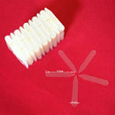 2000pcs PET Clear Plastic Formal Shirt Collar Stays Straightener Stiffen HHT