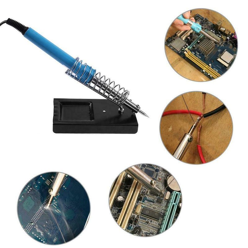 9pcs 220V 40W Constant Temperature Electric Soldering Iron Welding Kit