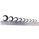 9 Pairs Spiral Horn Tunnel Ear Expander Stretchers Taper Plugs Stretching Kit