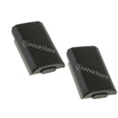 2x For Microsoft Xbox 360 Remote Battery Cover Door Protector Holder Part, Black