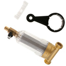 Water Filtration System Spin Down Sediment Water Filter 40 Micron 0.75inch