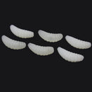 100Pcs 2cm Length Simulation Maggots Grubs Worms Outdoor Fishing Lures Baits