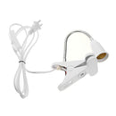 26cm E27 Clamp Lamp Base Desk LED Light Bulb Socket Holder with Switch Wire