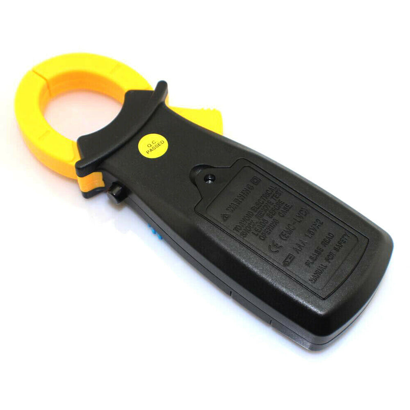 Electric LCD Digital Clamp Multimeter AC-DC Volt Ammeter Black