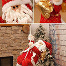 Christmas Decoration Santa Claus Climbing On Rope for Indoor/Outdoor Wall W